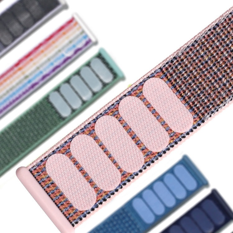 Nylon Replacement Wrist Strap Watchbands For Apple Watch Series 6 & SE & 5 & 4 40mm / 3 & 2 & 1 38mm, For Apple Watch Series 7 41mm / 6 & SE & 5 & 4 40mm / 3 & 2 & 1 38mm, For Apple Watch Series 8&7 41mm / SE 2&6&SE&5&4 40mm / 3&2&1 38mm