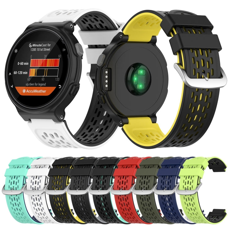 For Garmin Approach S2 / S4 Two-color Silicone Replacement Strap Watchband, For Garmin Approach S2 / S4