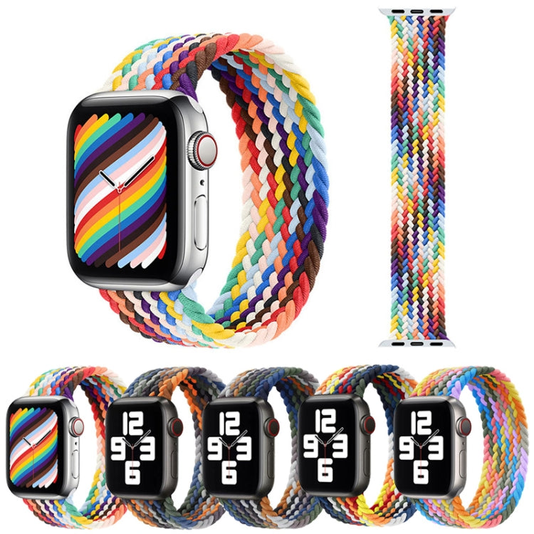 Metal Head Braided Nylon Replacement Watchbands, Size: XS 128mm For Apple Watch Series 6 & SE & 5 & 4 40mm / 3 & 2 & 1 38mm, XS 128mm 40mm / 38mm