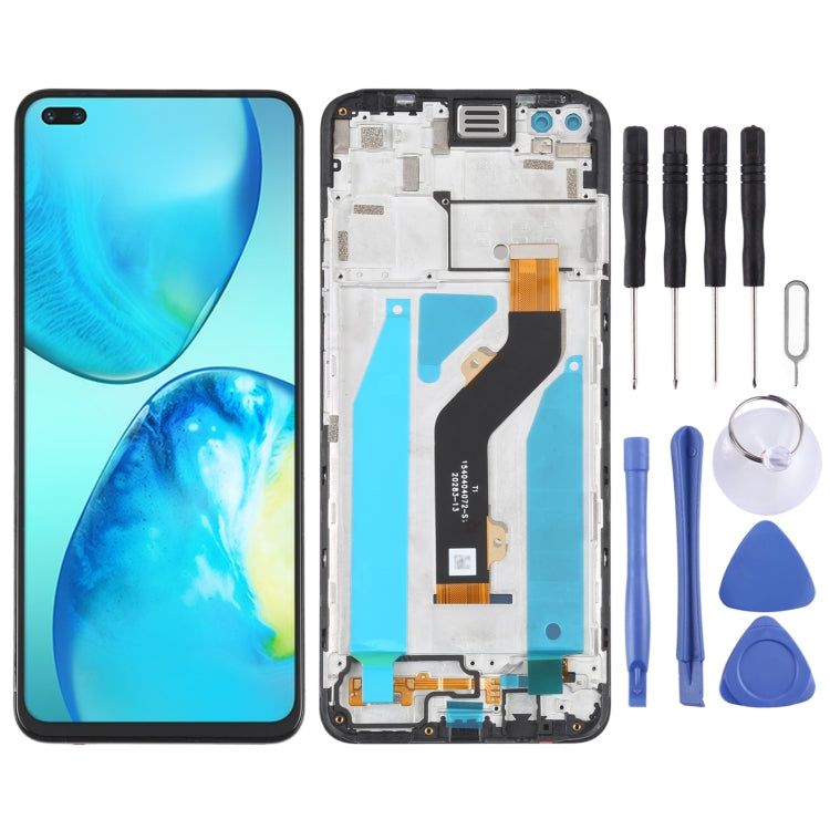 OEM LCD Screen For infinix Hot 10 Play/Smart 5 India Digitizer Full Assembly with Frame, For infinix Note 8 X692, For infinix Hot 9 Play X680, For infinix Hot 10 X682B X682C, For infinix Hot 10T X689C, For Tecno Spark 7T, For Tecno Spark 7P