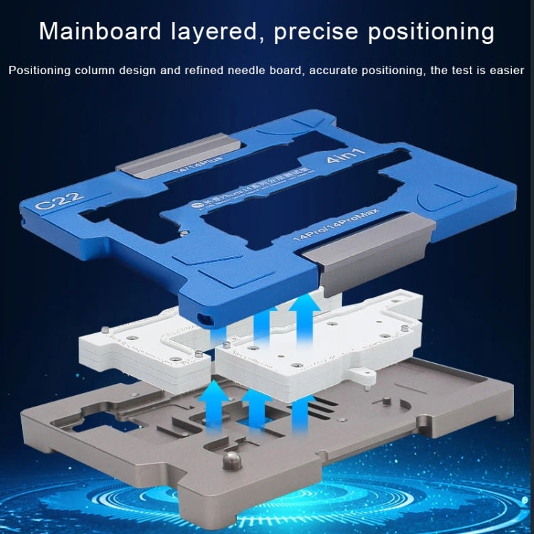 MiJing C22 Motherboard Middle Layer Testing Fixture for iPhone 14 / 14Plus / 14Pro / 14Pro Max, MiJing C22