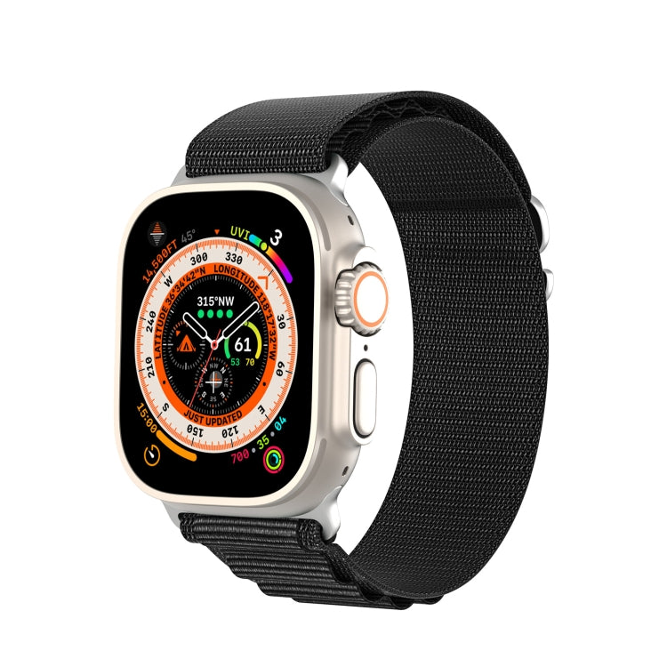 DUX DUCIS GS Series Nylon Loop Watch Band, For Apple Watch Ultra 49mm, For Apple Watch SE 2023 44mm, For Apple Watch SE 2023 40mm, For Apple Watch Ultra 2 49mm, For Apple Watch Series 9 45mm, For Apple Watch SE 2022 40mm, For Apple Watch SE 2022 44mm