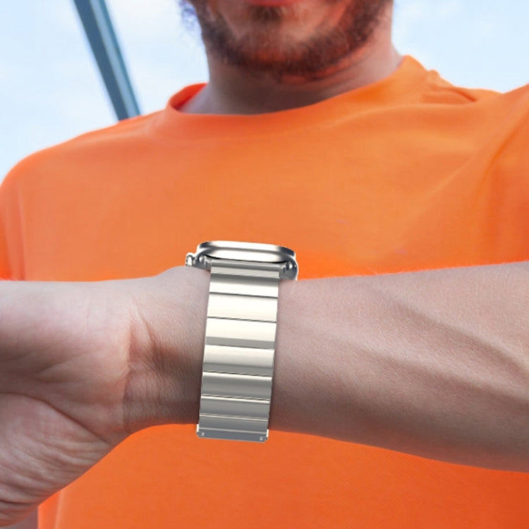 One-Bead Magnetic Buckle Titanium Metal Watch Band, For Apple Watch Series 7 41mm, For Apple Watch Series 7 45mm, For Apple Watch SE 40mm, For Apple Watch SE 44mm, For Apple Watch Series 6 40mm, For Apple Watch Series 6 44mm, For Apple Watch Series 5 4...