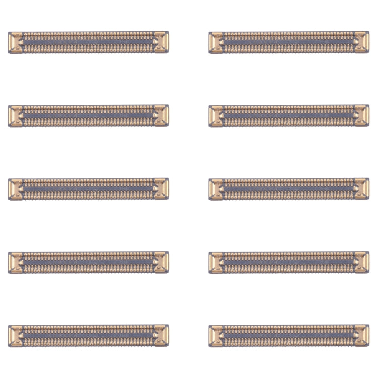 10pcs Motherboard LCD Display FPC Connector, For Samsung Galaxy A25 SM-A256B, For Samsung Galaxy A15 5G SM-A156B, For Samsung Galaxy S24 Ultra SM-S928B, For Samsung Galaxy S24+ SM-S926B, For Samsung Galaxy S24 SM-S921B, For Samsung Galaxy A15 S-A155F