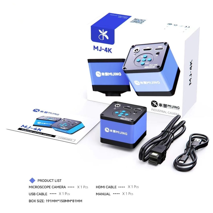 Mijing MJ-4K 4K HD Industry Microscope Camera, Mijing MJ-4K