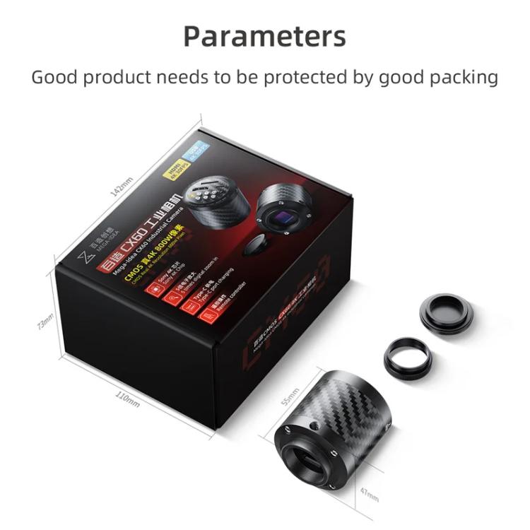 Mega-idea CX60 CMOS 4K Ultra HD Industrial Microscope Camera, Mega-idea CX60