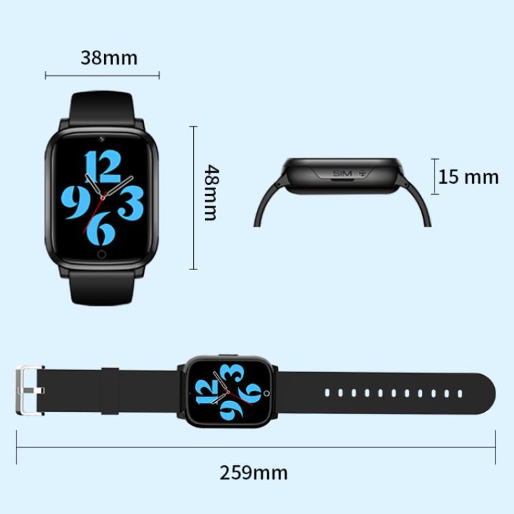 FA83S 1.69-inch 4G Network GPS Tracking Elderly Care Smart Watch Support Heart Rate / Blood Pressure Monitoring, Eurasia-Africa Version, American Version