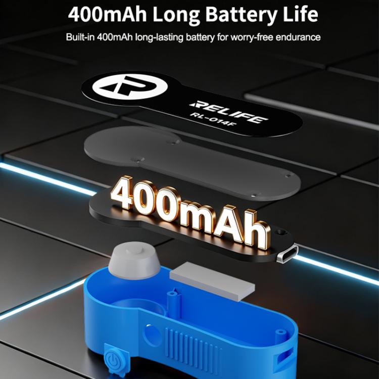 RELIFE RL-014F Rechargeable 395nm Dual LEDs Band Mini UV Curing Lamp