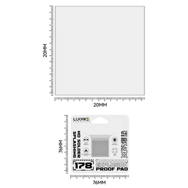 LUOWEI LW-178 High Temperature Explosion-Proof Pad, LW-178