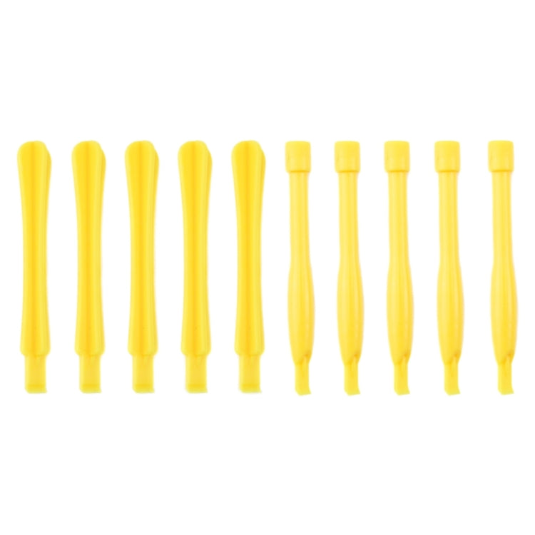 10 PCS Mobile Phone Repair Tool Spudgers (5 PCS Round + 5 PCS Square), 5 PCS Round + 5 PCS Square(Red), 5 PCS Round + 5 PCS Square(Yellow)