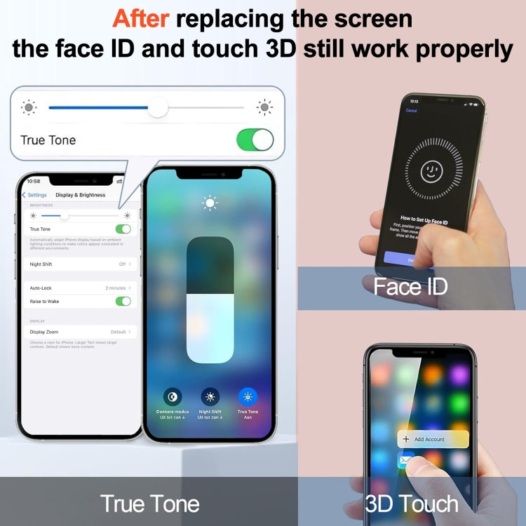 RJ incell Material LCD Screen for iPhone 11 Pro Max, For iPhone 11 Pro Max(Incell )