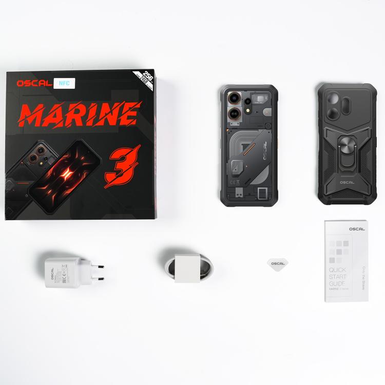 Blackview Oscal Marine 3, 8GB+256GB, 6.56 inch Android 16 MT6769V/CB Helio G81 Octa Core, Network: 4G, OTG, NFC, 8GB+256GB