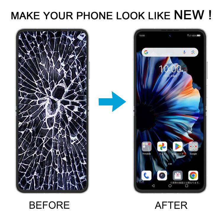 For ZTE nubia Flip2 A404ZT NX732J Original LCD Screen with Digitizer Full Assembly, For ZTE nubia Flip2(Original)