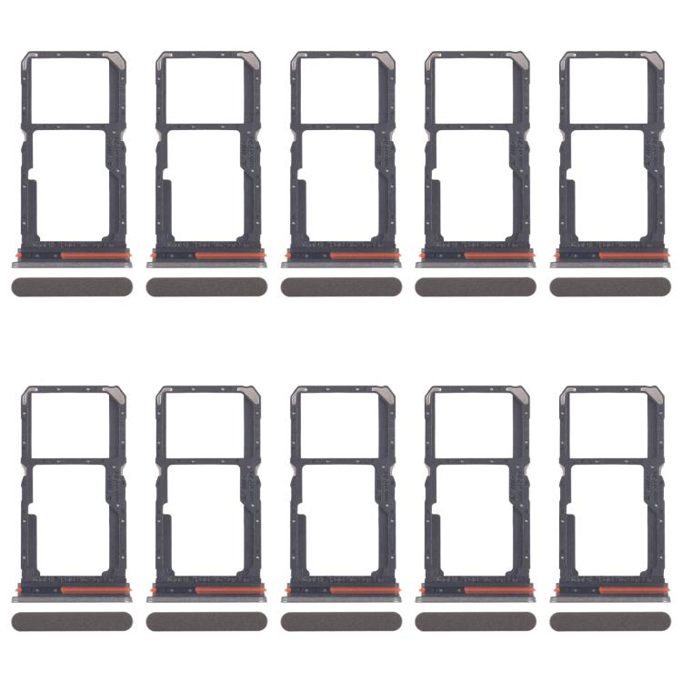 For OPPO A5 Energy 10pcs Original SIM Card Tray + SIM Card Tray / Micro SD Card Tray, For OPPO A5 Energy(Original)