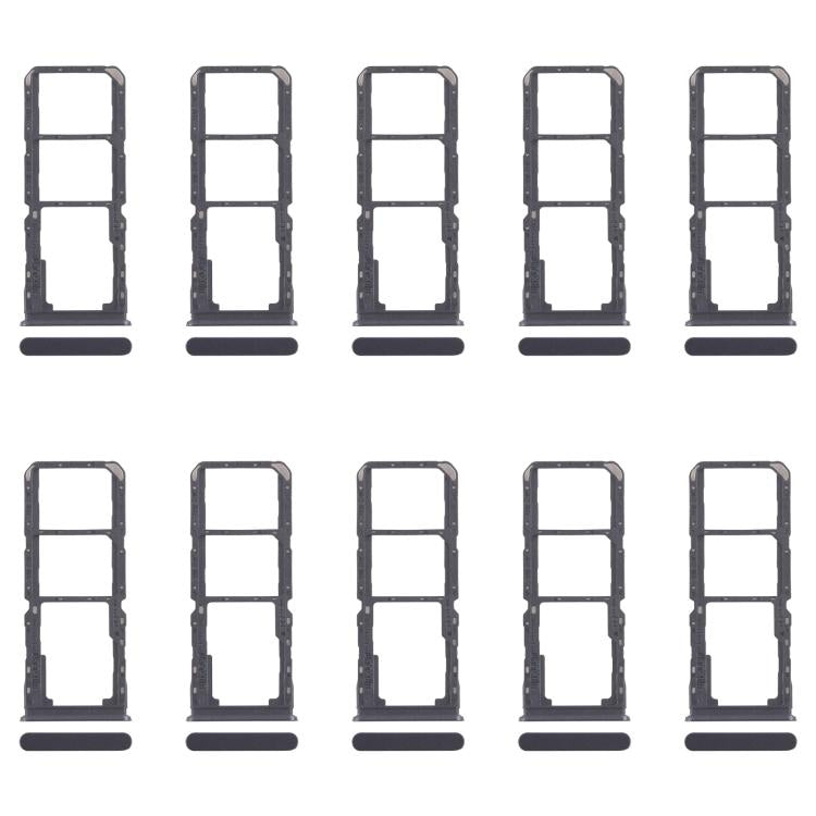 For Realme Note 60x 4G RMX3938 10pcs Original SIM Card Tray + SIM Card Tray + Micro SD Card Tray, For Realme Note 60x 4G(Original)