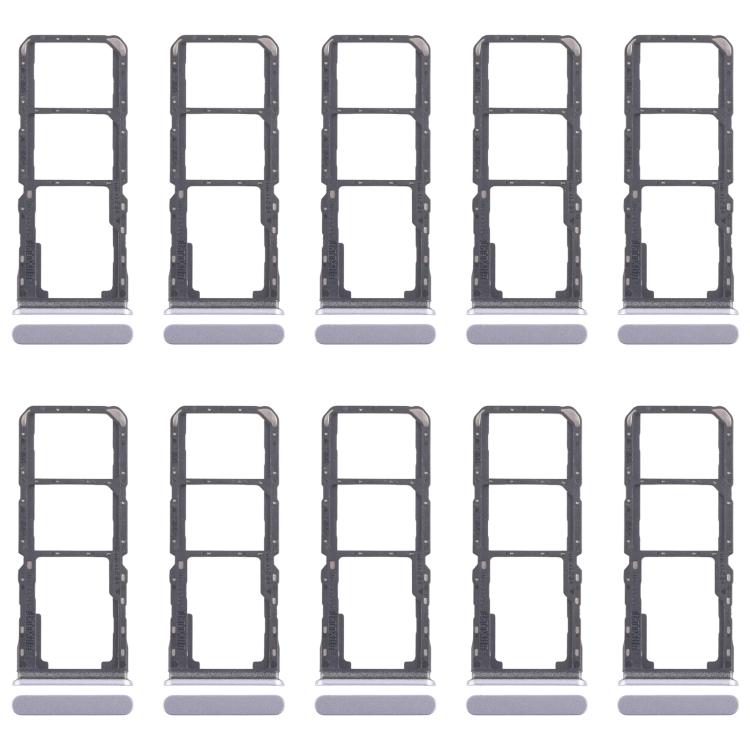 For Realme 11 5G RMX3780 10pcs Original SIM Card Tray + SIM Card Tray + Micro SD Card Tray, For Realme 11 5G(Original)