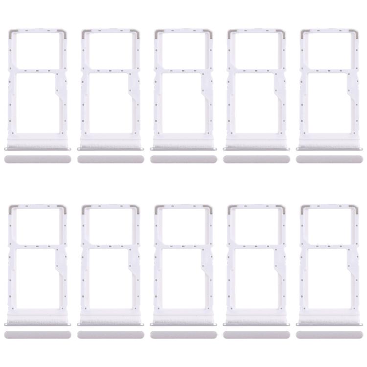 For Xiaomi Poco M6 Plus 10pcs Original SIM Card Tray + SIM Card Tray / Micro SD Card Tray, For Xiaomi Poco M6 Plus