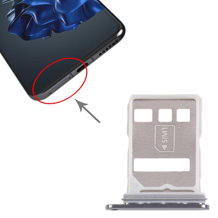 For Huawei P60 10pcs Original SIM Card Tray + NM Card Tray, For Huawei P60(Original)
