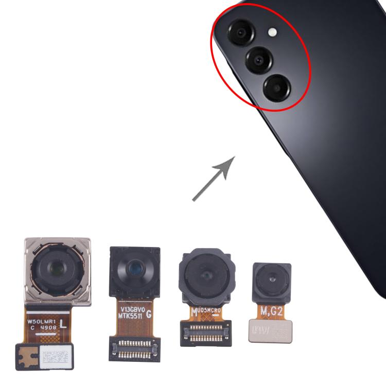 For Samsung Galaxy A16 SM-A165F Original Camera Set (Macro + Wide + Main Camera + Front Camera), For Samsung Galaxy A16 (Original)