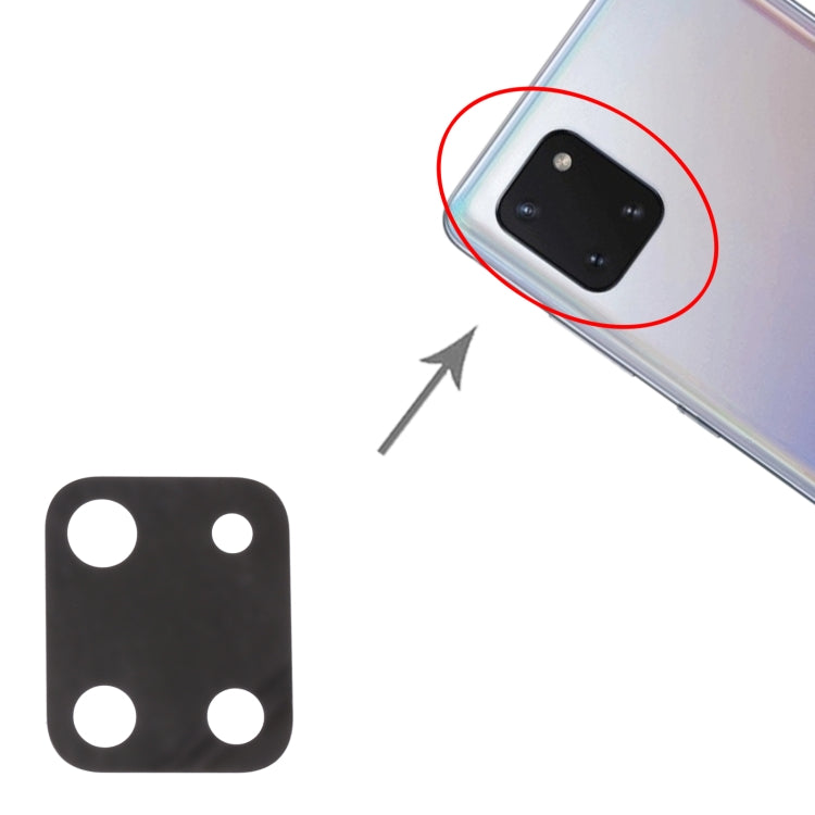 For Samsung Galaxy Note10 Lite SM-N770 10pcs Back Camera Lens, For Samsung Galaxy Note10 Lite