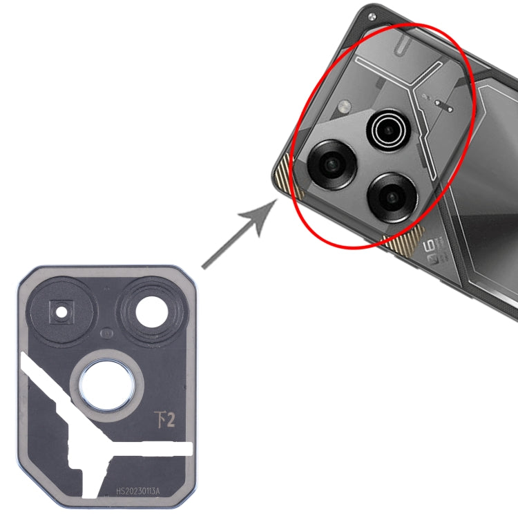 For Tecno Pova 6 Pro Original Rear Camera Frame, For Tecno Pova 6 Pro(Original)
