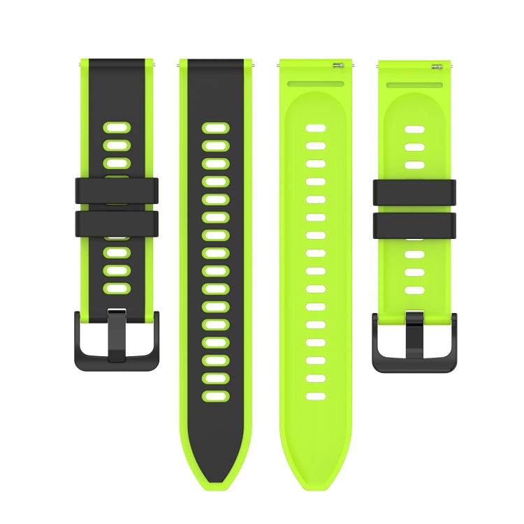 22mm Two-Color Silicone Watch Band, For Huawei Watch 3 Pro New