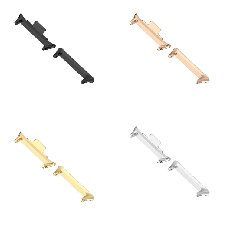 1 Pair 22mm Stainless Steel Metal Watch Band Connector, For Redmi Watch 4, For Xiaomi Band 8 Pro