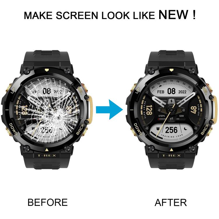 For Amazfit T-Rex Ultra Original Front Screen Outer Glass Lens, For Amazfit T-Rex Ultra(Original)