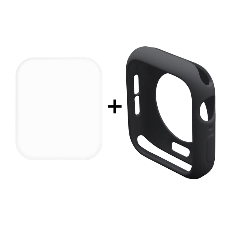 ENKAY Hat-Prince 2 in 1 TPU Semi-clad Protective Shell + 3D Full Screen PET Curved Heat Bending HD Screen Protector For Apple Watch Series 6 / 5 / 4 / Watch SE 44mm, For Apple Watch Series 6 / 5 / 4 / Watch SE 44mm