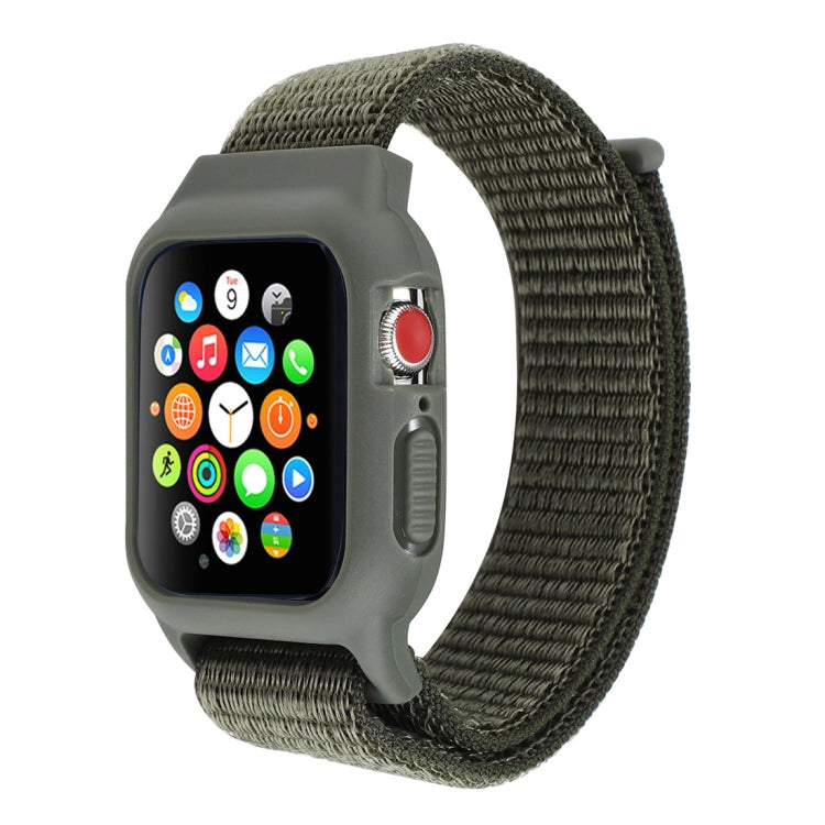 For Apple Watch Ultra 49mm&Watch Ultra 2 49mm / Series 10 46mm / 9&8&7 45mm / SE 3&SE 2&6&SE&5&4 44mm / 3&2&1 42mm Nylon Watch Band with Hook and Loop Fastener, For Apple Watch Ultra 49mm / Series 8&7 45mm / SE 2&6&SE&5&4 44mm / 3&2&1 42mm             ...