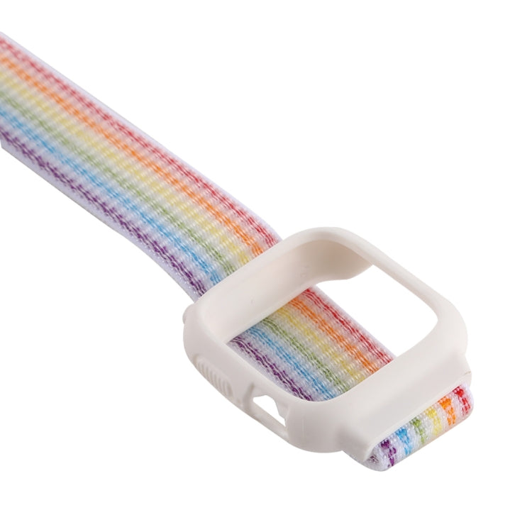 For Apple Watch Ultra 49mm&Watch Ultra 2 49mm / Series 10 46mm / 9&8&7 45mm / SE 3&SE 2&6&SE&5&4 44mm / 3&2&1 42mm Nylon Watch Band with Hook and Loop Fastener, For Apple Watch Ultra 49mm / Series 8&7 45mm / SE 2&6&SE&5&4 44mm / 3&2&1 42mm             ...