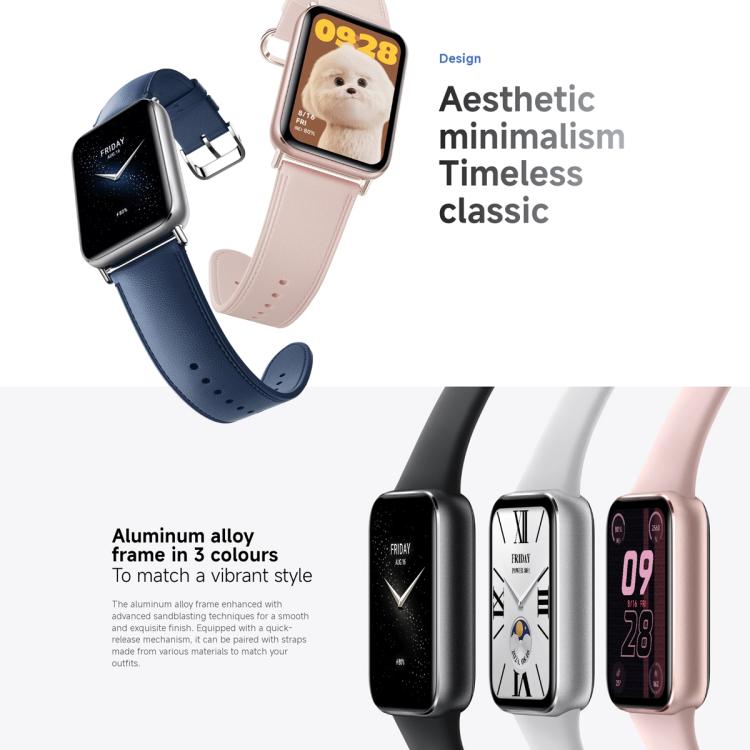 Original Xiaomi Smart Band 9 Pro Global 1.74 inch AMOLED Screen 5ATM Waterproof Smart Watch, Support Blood Oxygen / Heart Rate Monitor, Smart Band 9 Pro Global Silver