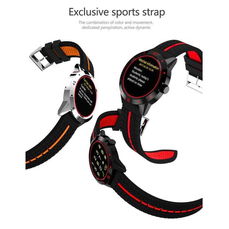 N6 Smart Watch 1.3 inch TFT Screen MTK2502C Bluetooth4.0, Silicone Watch Band, Support Heart Rate Monitor & Pedometer & Sleep Monitor & Sedentary Reminder, Silicone Watch Strap/Red, Silicone Watch Strap/Yellow