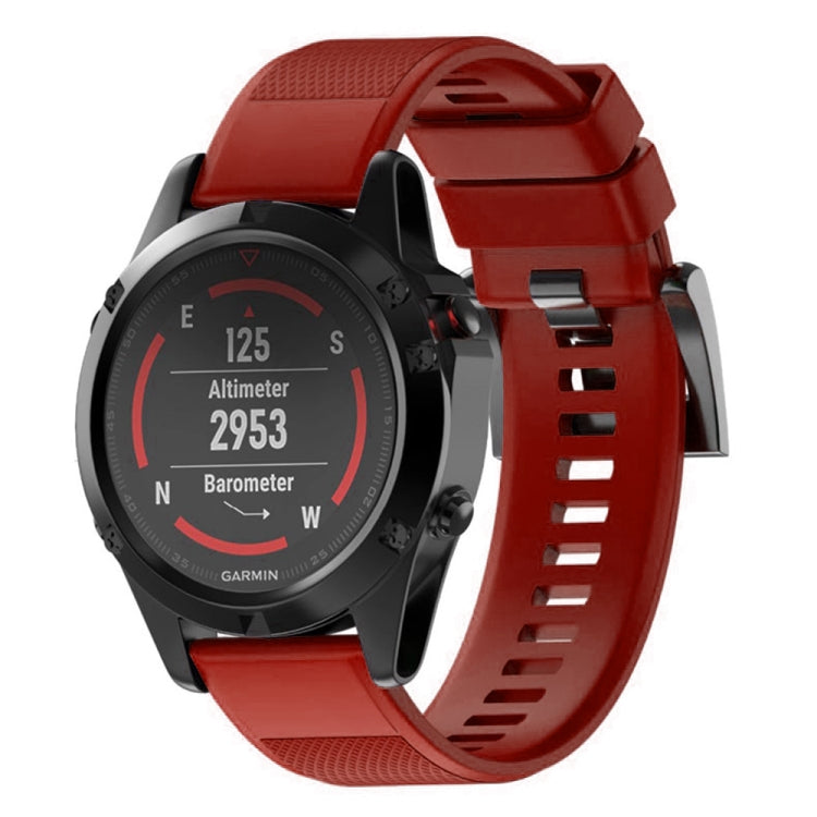 Quick Removable Silicone Watch Band for Fenix 5 22mm