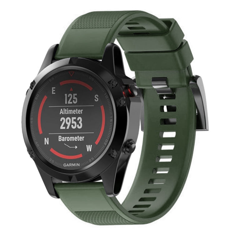 Quick Removable Silicone Watch Band for Fenix 5X 26mm, For Fenix 5X 26mm