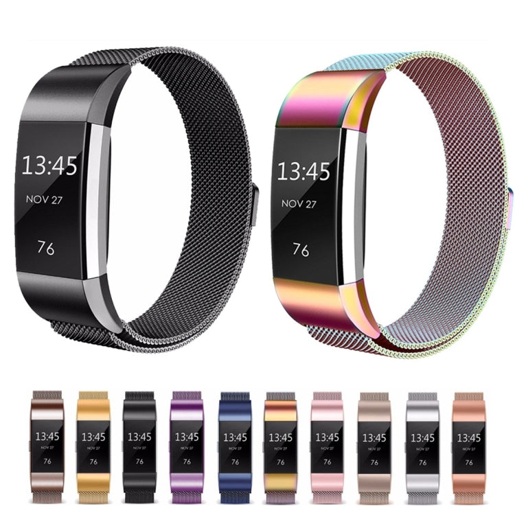 Smart Watch Stainless Steel Watch Band for FITBIT Charge 2, Size: L, Size: L