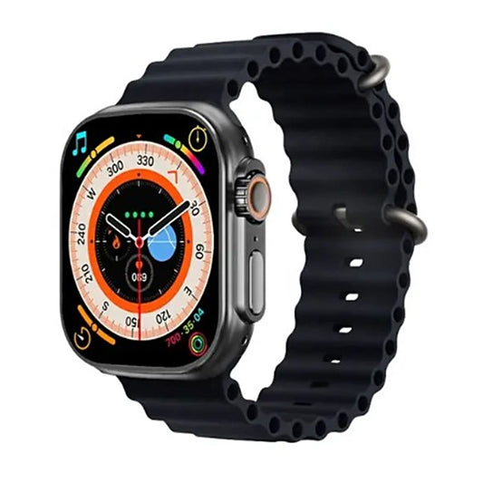 T800 Ultra 1.99 inch Ocean Silicone Band Smart Watch Support Heart Rate / ECG, Ocean Silicone Band (Black), Ocean Silicone Band (White), Ocean Silicone Band (Yellow)