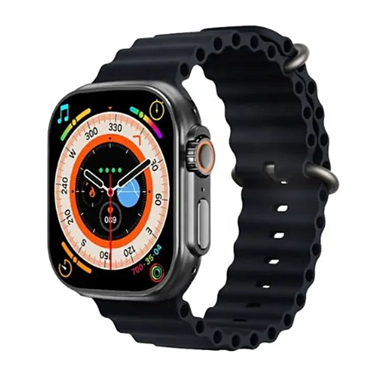 T800 Ultra 1.99 inch Ocean Silicone Band Smart Watch Support Heart Rate / ECG, Ocean Silicone Band (Yellow), Ocean Silicone Band (Black), Ocean Silicone Band (White)