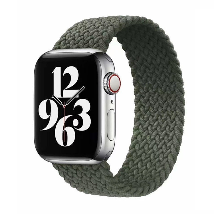 Single-turn Nylon Woven Watchband For Apple Watch Series 6 & SE & 5 & 4 40mm / 3 & 2 & 1 38mm, S, M, L