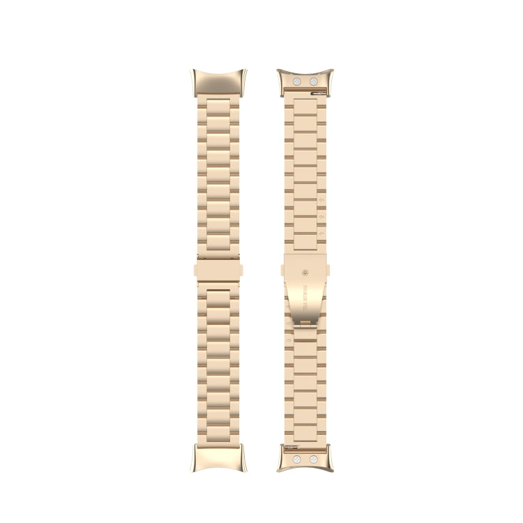 For Garmin Forerunner 45 / 45S / Swim 2 Universal Three Beads Stainless Steel Replacement Wrist Strap Watchband, For Garmin Forerunner 45 / 45S