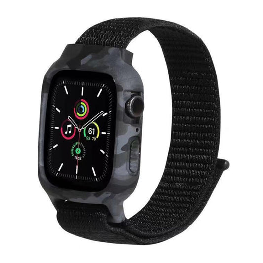 Nylon Replacement Wrist Strap Watchbands For Apple Watch Series 6 & SE & 5 & 4 40mm / 3 & 2 & 1 38mm, For Apple Watch Series 7 41mm / 6 & SE & 5 & 4 40mm / 3 & 2 & 1 38mm, For Apple Watch Series 8&7 41mm / SE 2&6&SE&5&4 40mm / 3&2&1 38mm