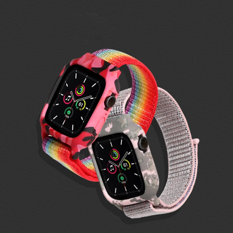 Nylon Replacement Wrist Strap Watchbands For Apple Watch Series 6 & SE & 5 & 4 40mm / 3 & 2 & 1 38mm, For Apple Watch Series 7 41mm / 6 & SE & 5 & 4 40mm / 3 & 2 & 1 38mm, For Apple Watch Series 8&7 41mm / SE 2&6&SE&5&4 40mm / 3&2&1 38mm