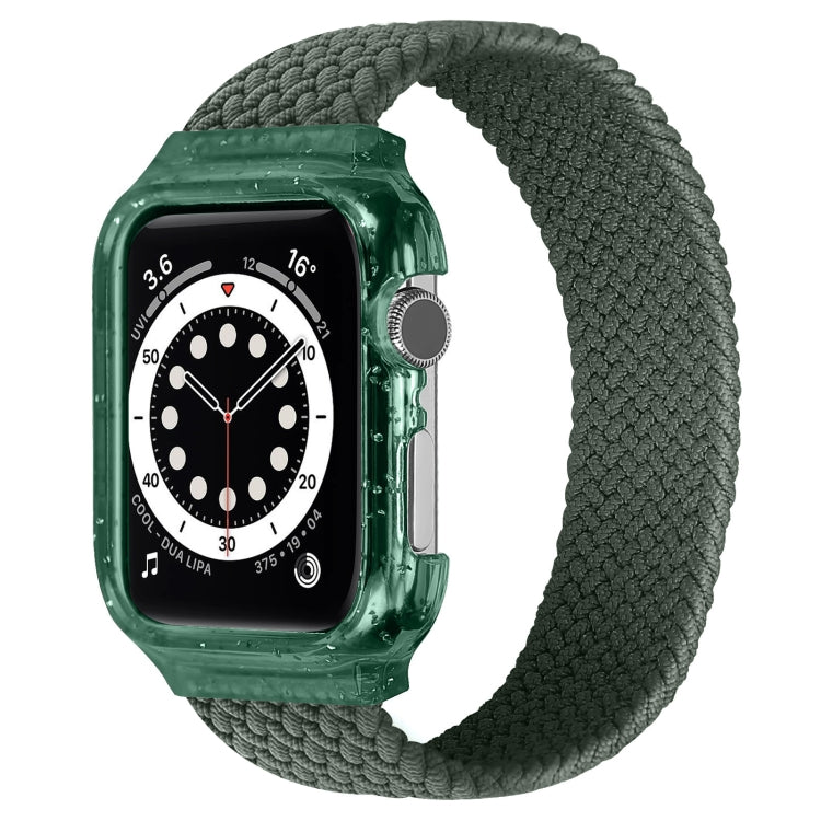 Weave Replacement Wrist Strap Watchbands with Frame For Apple Watch Series 6 & SE & 5 & 4 44mm / 3 & 2 & 1 42mm, 128mm, 135mm, 140mm, 145mm, 150mm, 155mm, 160mm, 165mm