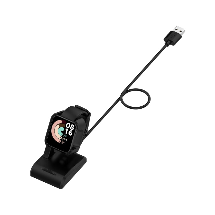 For Xiaomi Mi Watch Lite / Redmi Watch USB Vertical Magnetic Charger Holder with Data Function, Length: 1m