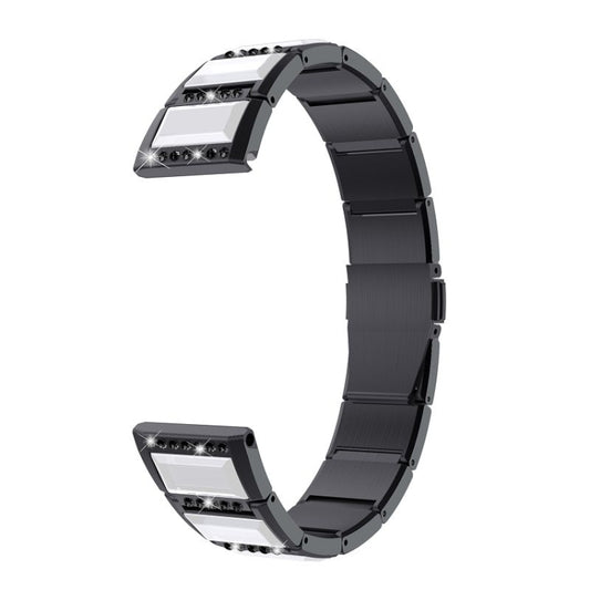 Stainless Steel Diamond Encrusted Replacement Watchbands, For Samsung Galaxy Watch 42mm, For Samsung Galaxy Watch 46mm, For Samsung Galaxy Watch 3 45mm, For Samsung Galaxy Watch Active2 44mm / Watch Active2 40mm / Watch Active                          ...