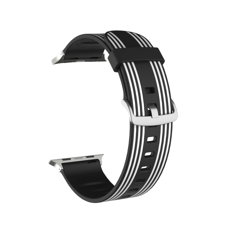 Silicone Replaceable Watch Strap, For Apple Watch Ultra 49mm / Series 8&7 45mm / SE 2&6&SE&5&4 44mm / 3&2&1 42mm, For Apple Watch Series 8&7 41mm / SE 2&6&SE&5&4 40mm / 3&2&1 38mm, For Apple Watch Series 7 45mm / 6 & SE & 5 & 4 44mm / 3 & 2 & 1 42mm   ...