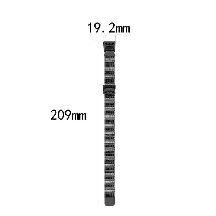 For Huawei Band 3 Pro / 4 Pro Milanese Replacement Strap Watchband, For Huawei Band 3 Pro