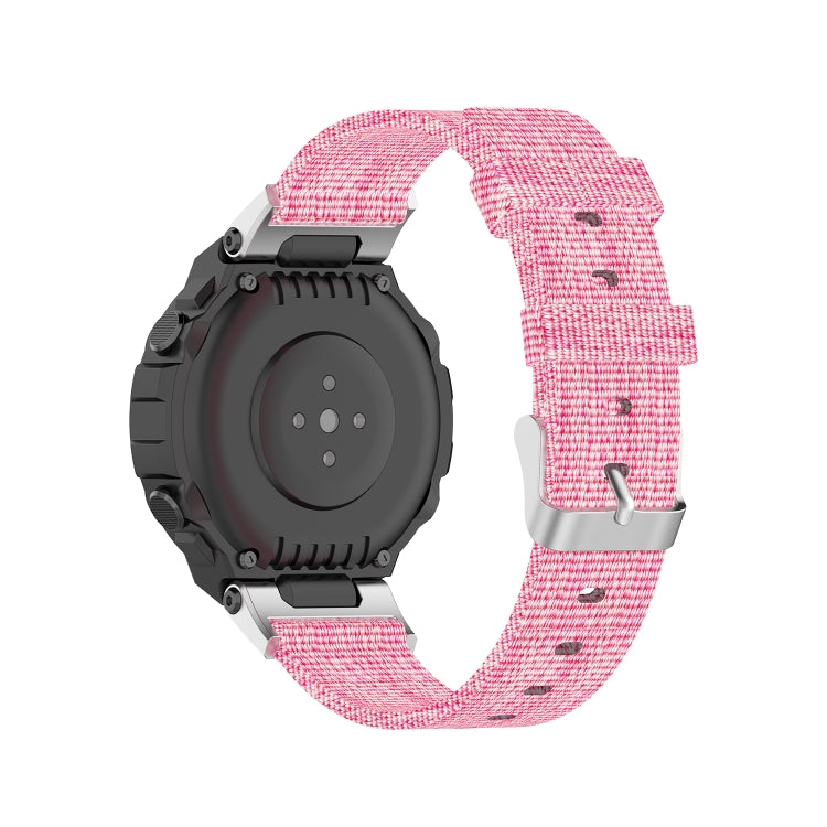 Nylon Canvas Replacement Strap Watchband with Dismantling Tools, One Size, For Amazfit T-Rex Pro / Amazfit T-Rex