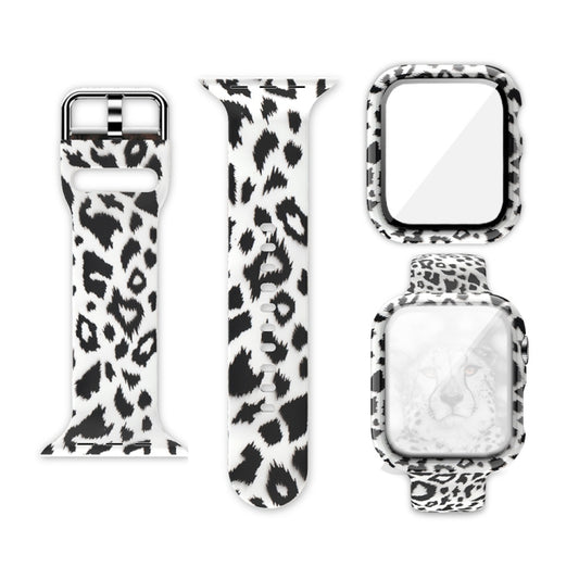 Silicone Printing Integrated Replacement Watch Case Watchband, For Apple Watch Series 3 & 2 & 1 38mm