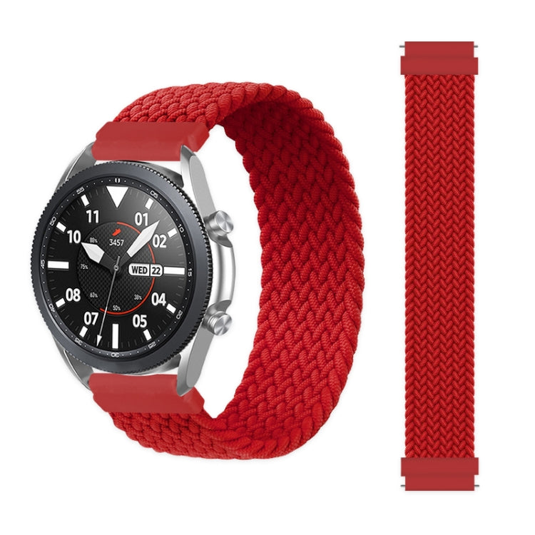 For Samsung Galaxy Watch Active / Active2 40mm / Active2 44mm Adjustable Nylon Braided Elasticity Replacement Strap Watchband, 125mm, 135mm, 145mm, 155mm